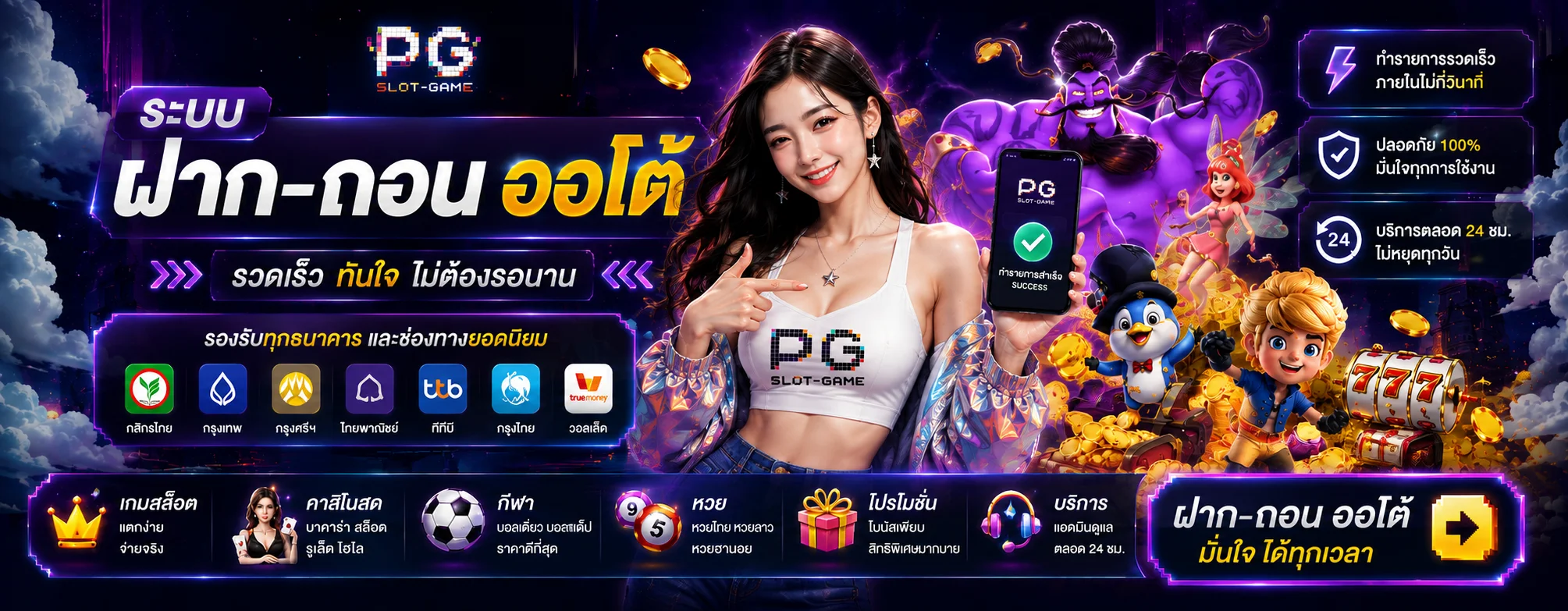 รวมเกมยอดนิยมบน PROTYPE สล็อตและคาสิโนสด
